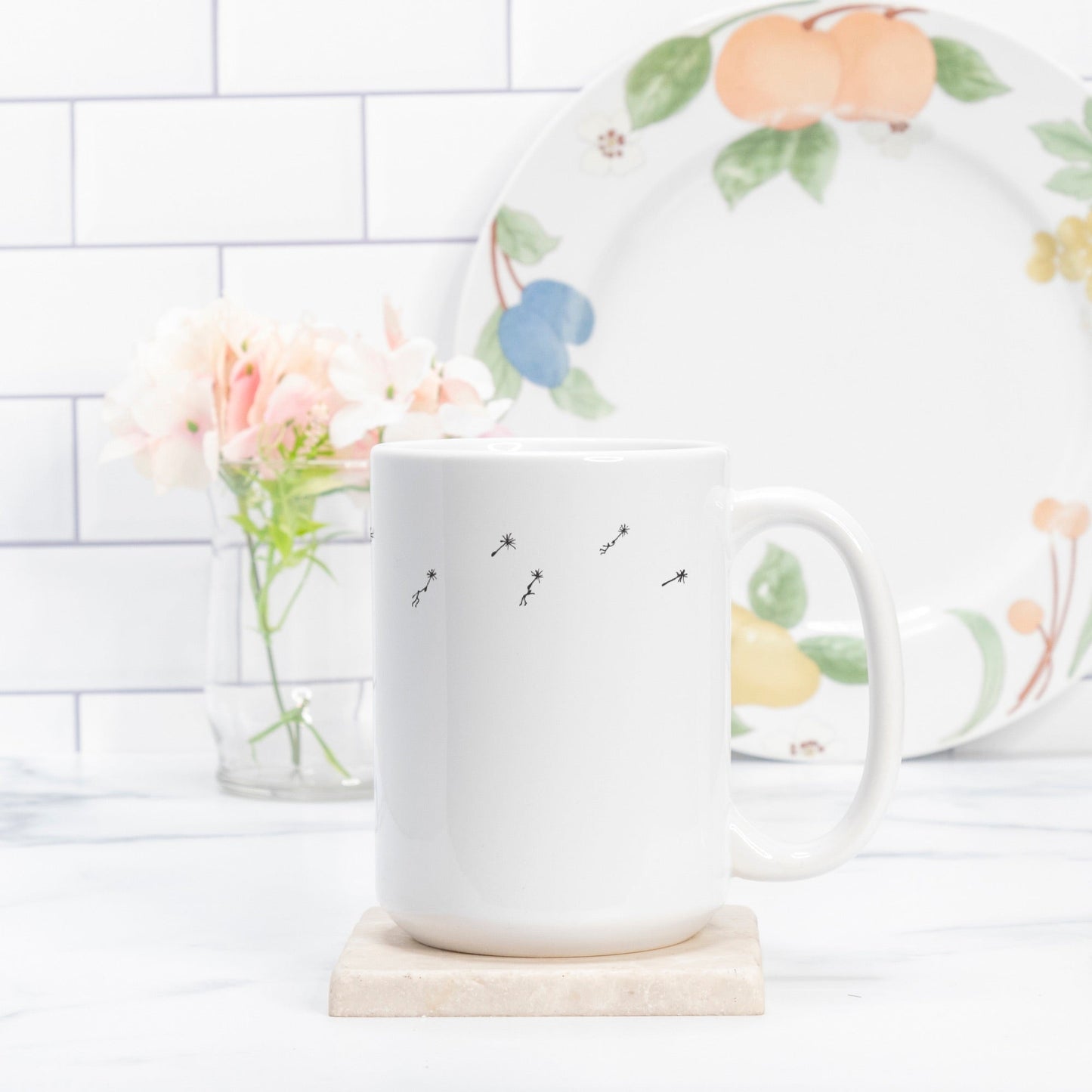 Dandelion People 15oz. Ceramic Mug - Get Deerty