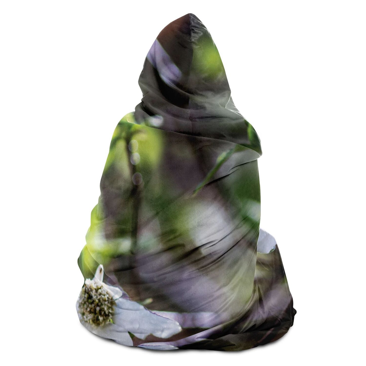 Dogwood Flower Forest Hooded Blanket - Get Deerty