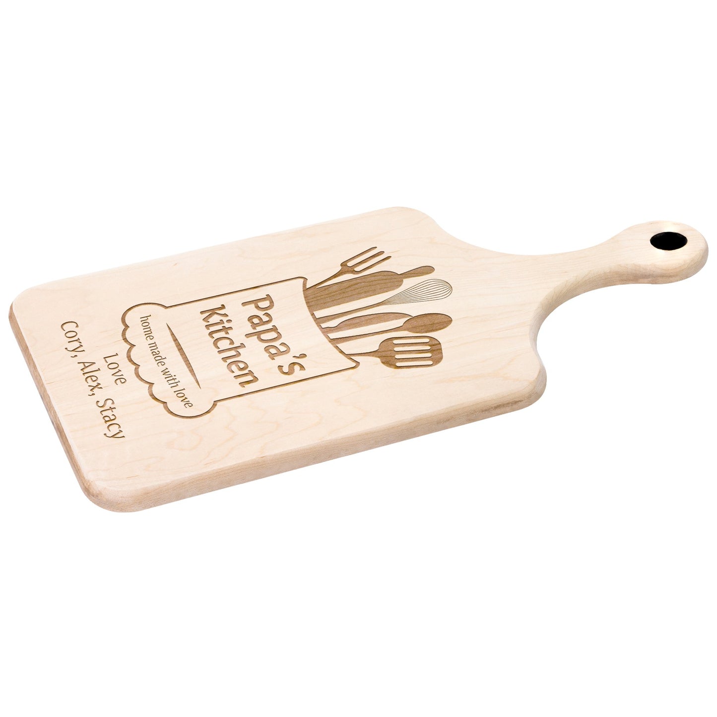 Hardwood Paddle Cutting Board - Get Deerty