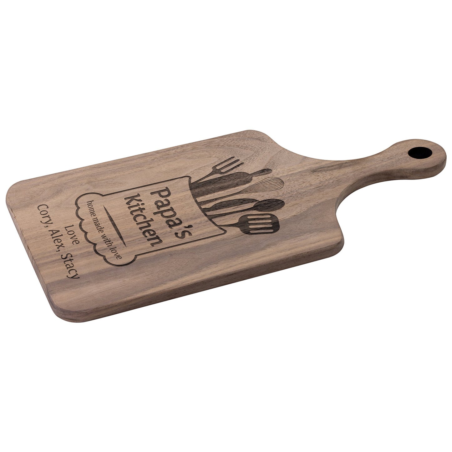 Hardwood Paddle Cutting Board - Get Deerty