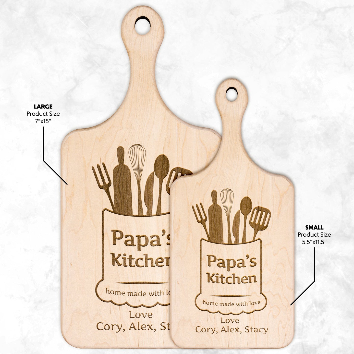 Hardwood Paddle Cutting Board - Get Deerty