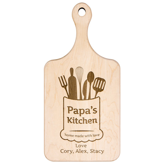 Hardwood Paddle Cutting Board - Get Deerty
