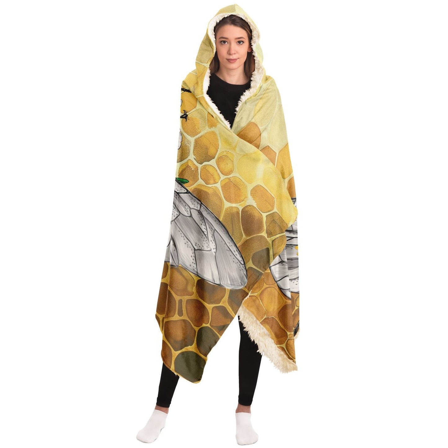 Honey Bee Hooded Blanket - Get Deerty