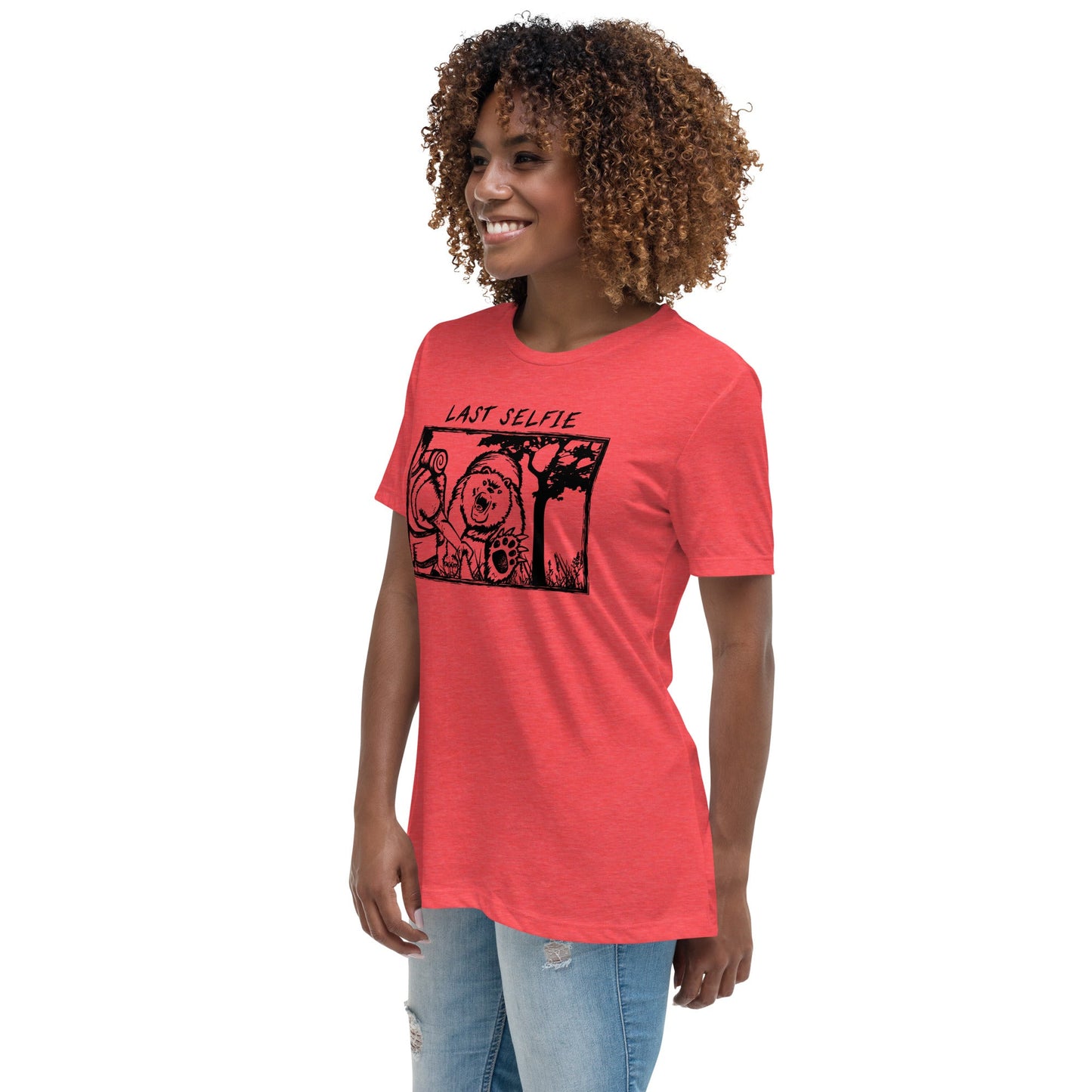 Last Selfie Women's Relaxed T-Shirt - Get Deerty