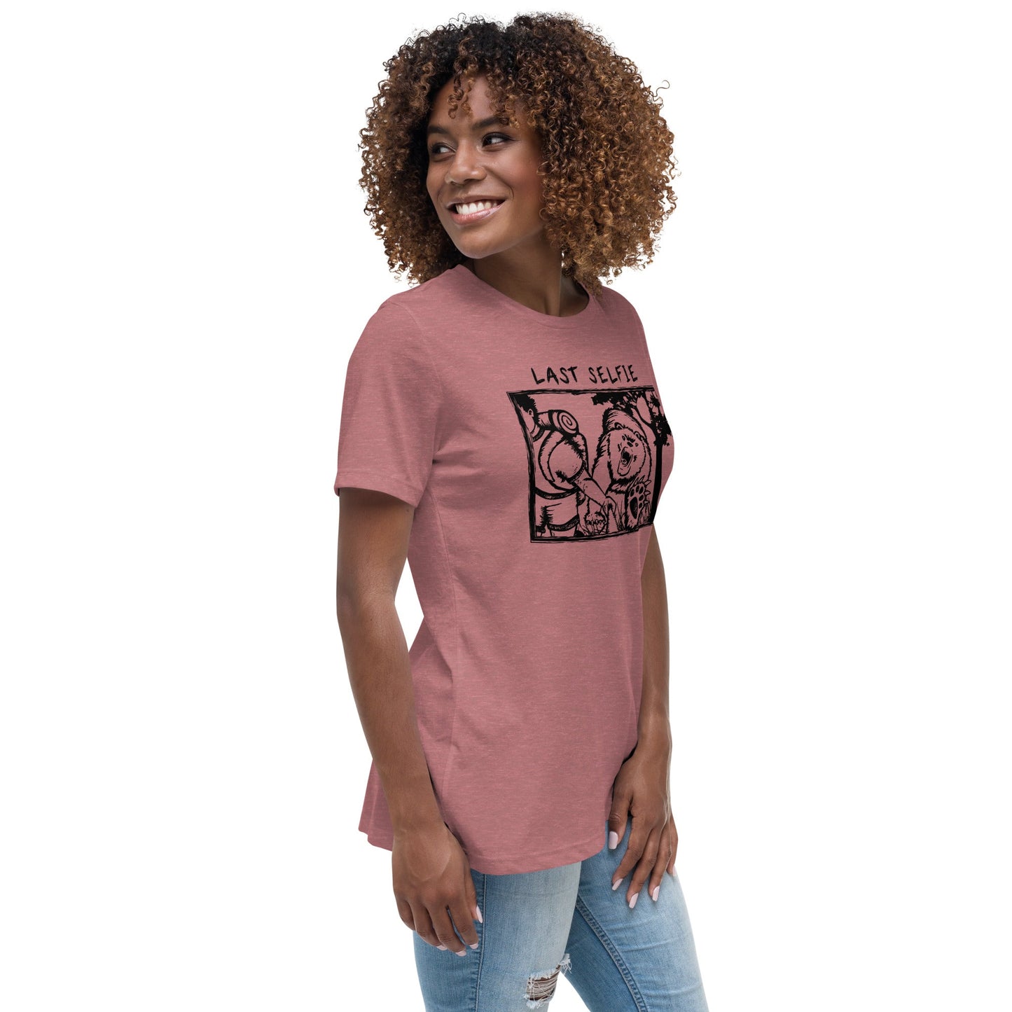 Last Selfie Women's Relaxed T-Shirt - Get Deerty