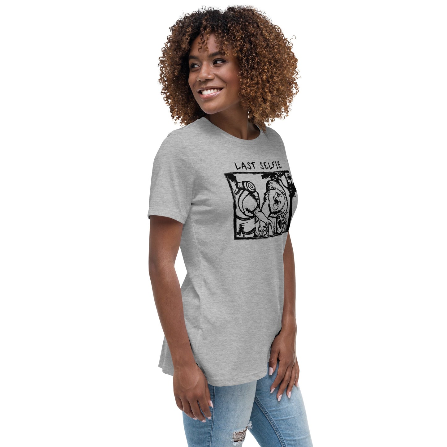 Last Selfie Women's Relaxed T-Shirt - Get Deerty