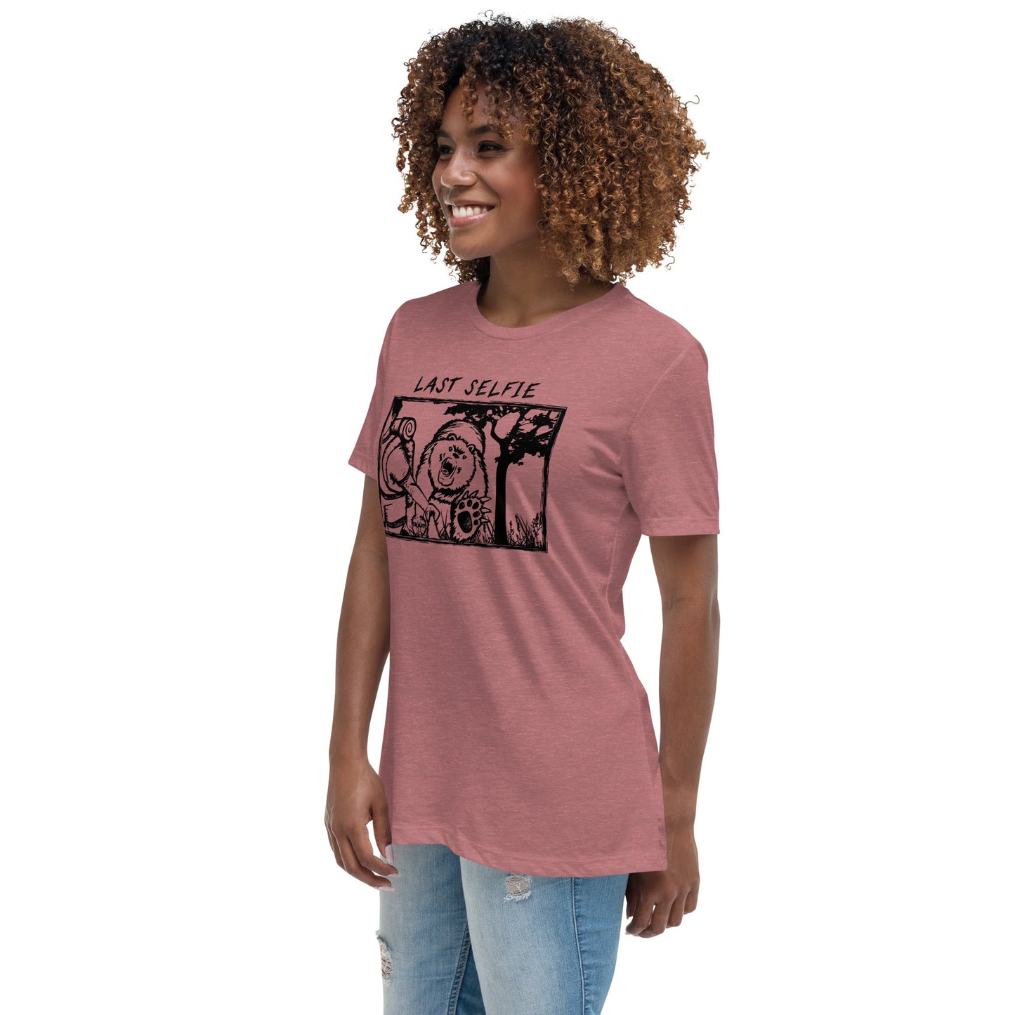 Last Selfie Women's Relaxed T-Shirt - Get Deerty