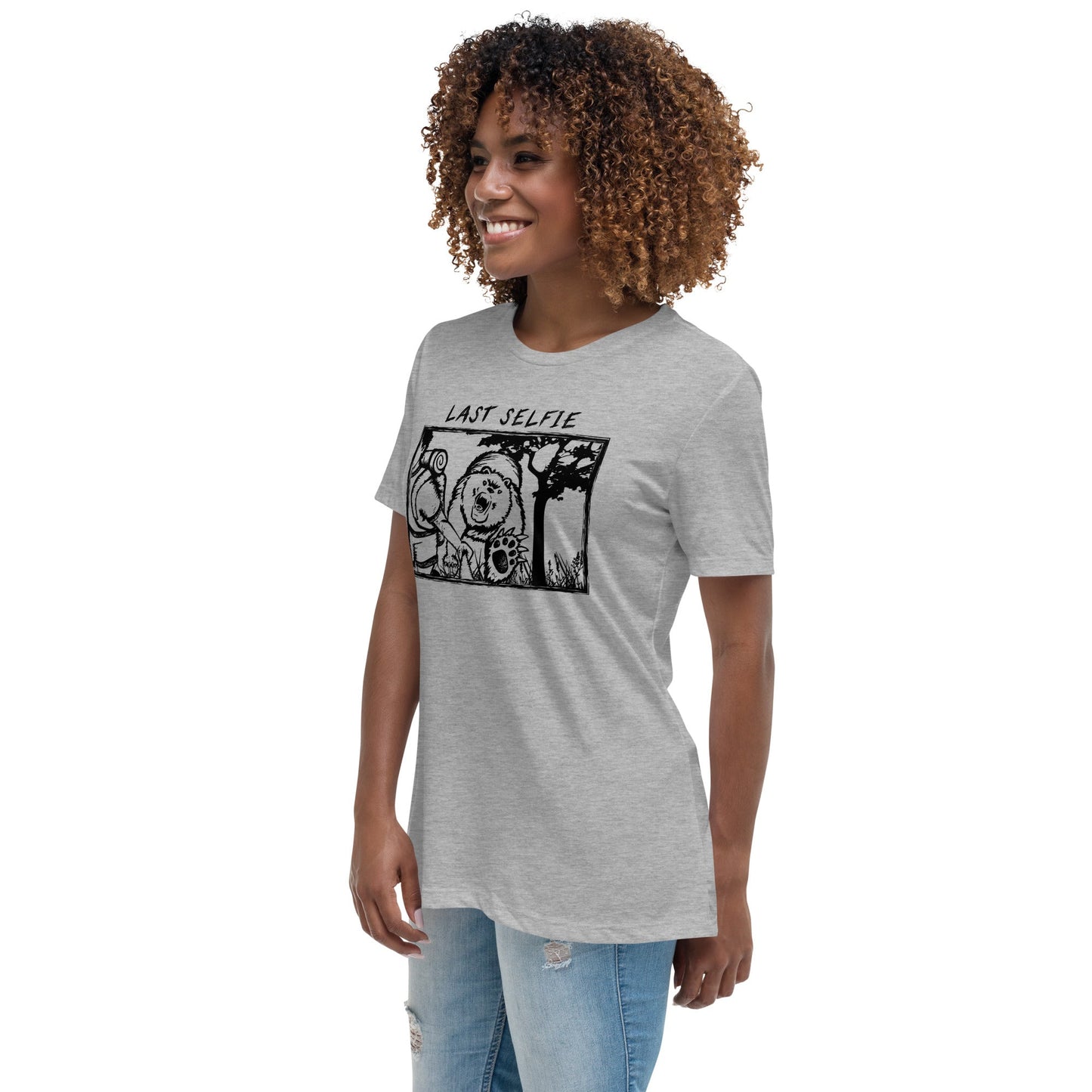 Last Selfie Women's Relaxed T-Shirt - Get Deerty