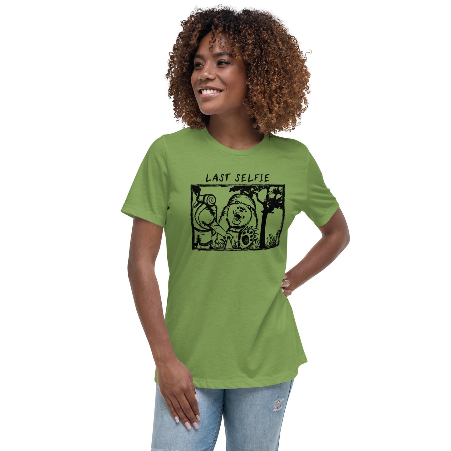 Last Selfie Women's Relaxed T-Shirt - Get Deerty