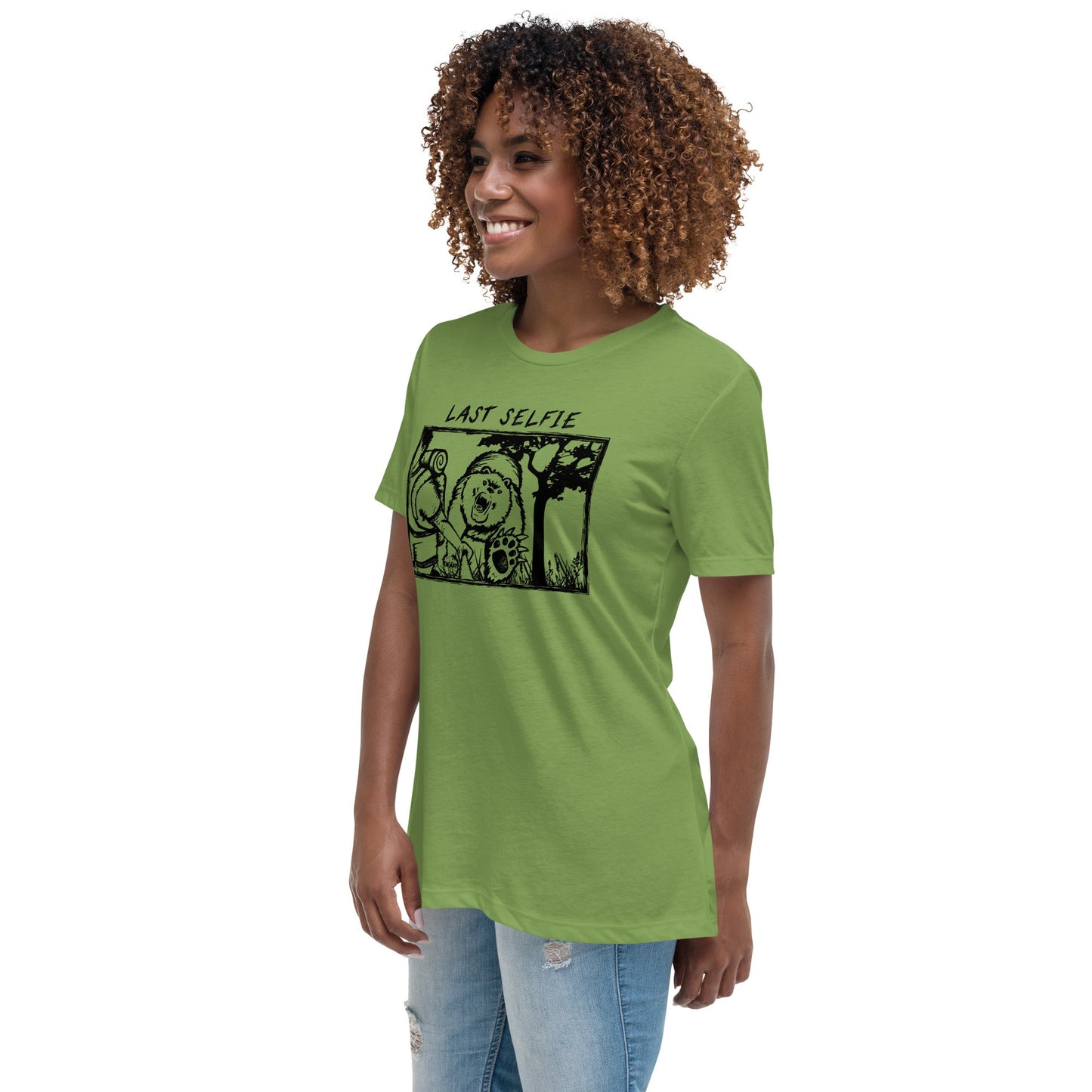 Last Selfie Women's Relaxed T-Shirt - Get Deerty