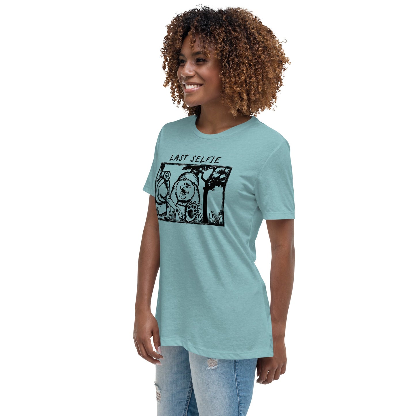 Last Selfie Women's Relaxed T-Shirt - Get Deerty
