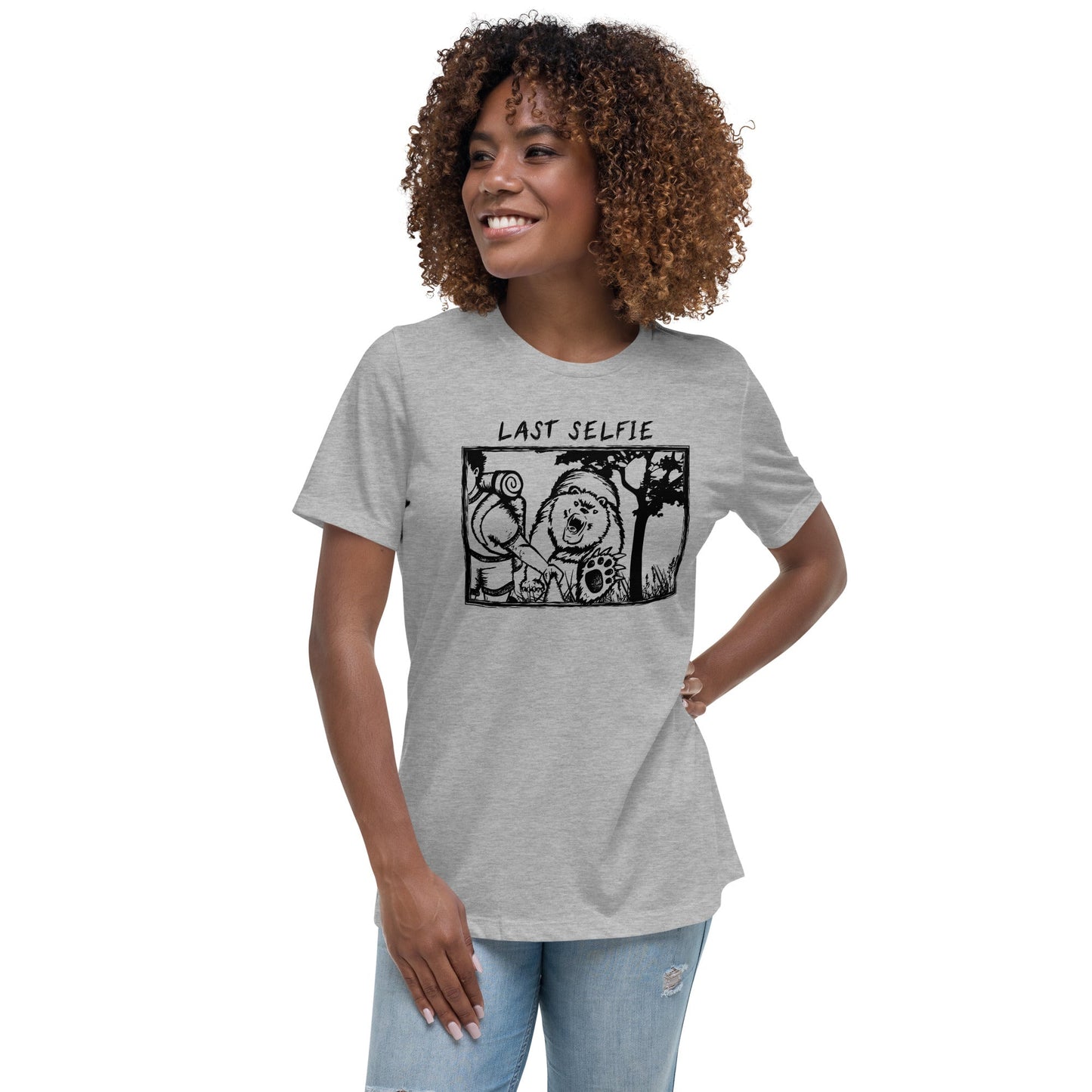 Last Selfie Women's Relaxed T-Shirt - Get Deerty