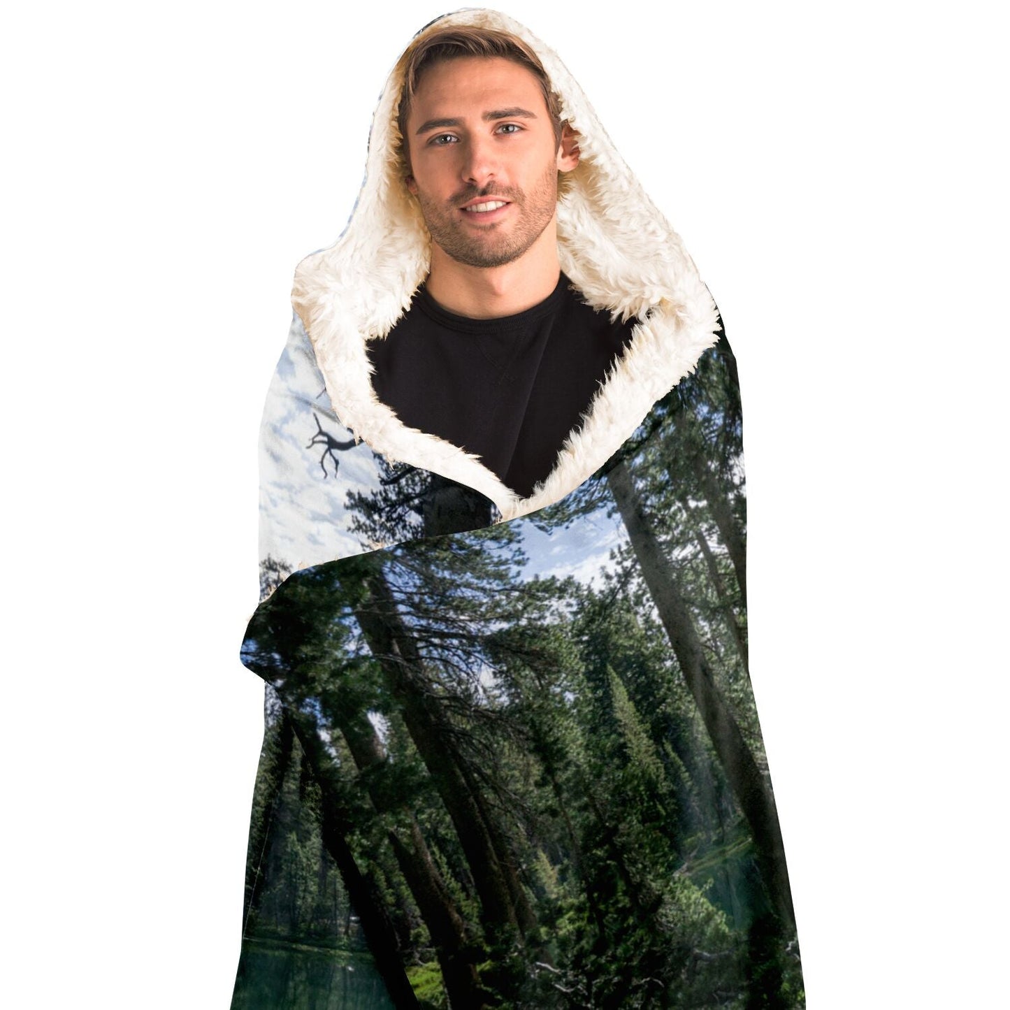 Spring Forest Hooded Blanket - Get Deerty