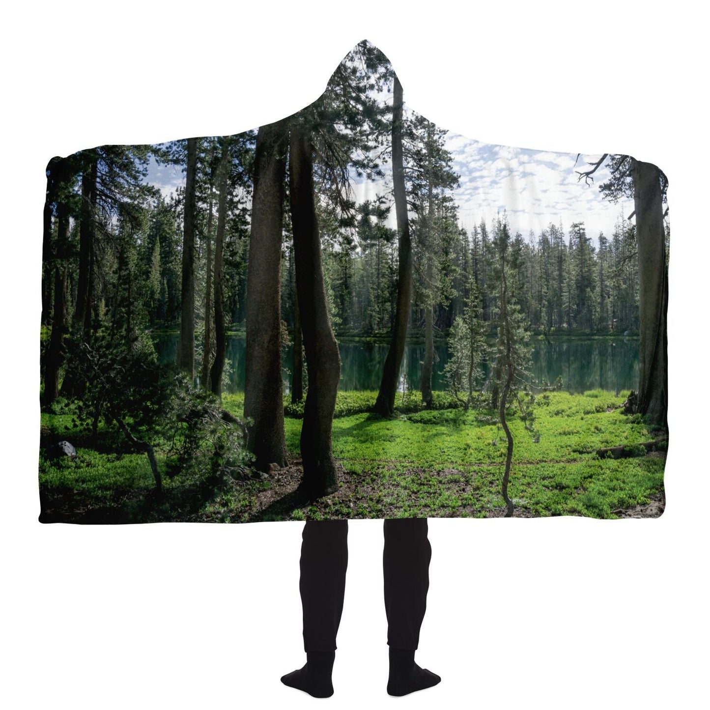 Spring Forest Hooded Blanket - Get Deerty