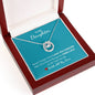 To My Daughter Never Forget That I Love You Forever Good Luck Necklace - Get Deerty
