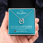 To My Daughter Never Forget That I Love You Forever Good Luck Necklace - Get Deerty