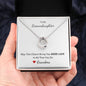 To My Granddaughter, May This Charm Bring You GOOD LUCK, In All That You Do, Love Grandma Necklace - Get Deerty