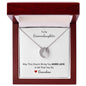To My Granddaughter, May This Charm Bring You GOOD LUCK, In All That You Do, Love Grandma Necklace - Get Deerty