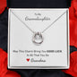 To My Granddaughter, May This Charm Bring You GOOD LUCK, In All That You Do, Love Grandma Necklace - Get Deerty