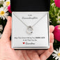 To My Granddaughter, May This Charm Bring You GOOD LUCK, In All That You Do, Love Grandma Necklace - Get Deerty