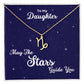 To My Daughter, May The STARS Guide you - Zodiac Necklace - Get Deerty