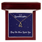 To My Granddaughter May The Stars Guide You, Zodiac Necklace - Select Zodiac Symbol - Get Deerty