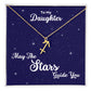 To My Daughter, May The STARS Guide you - Zodiac Necklace - Get Deerty
