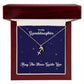 To My Granddaughter May The Stars Guide You, Zodiac Necklace - Select Zodiac Symbol - Get Deerty