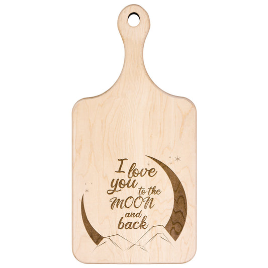 I Love You to the Moon Scene and Back Cutting Board - Get Deerty