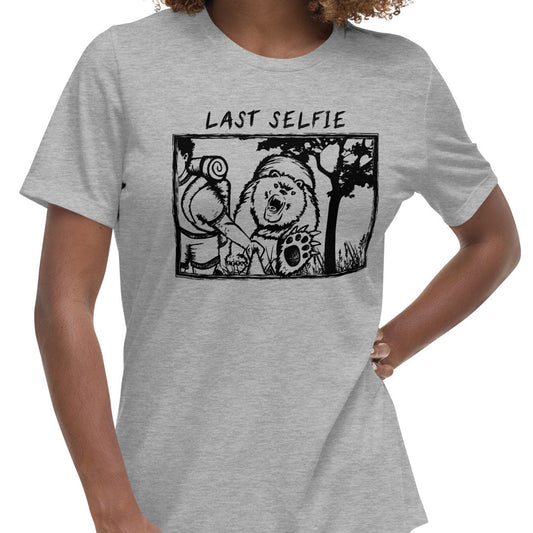 Last Selfie Women's Relaxed T-Shirt - Get Deerty