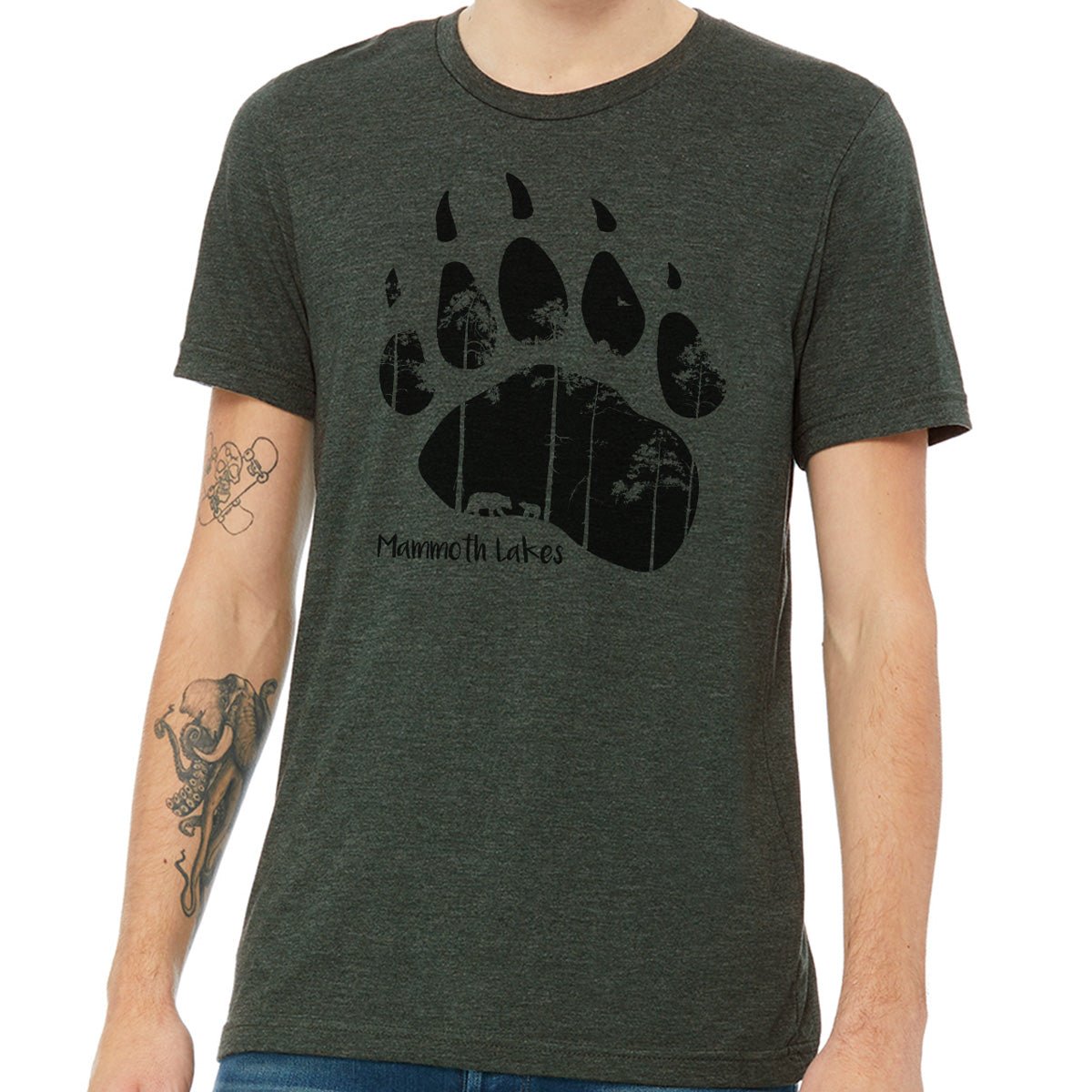 Mammoth Bear Paw Unisex T-Shirt - Get Deerty