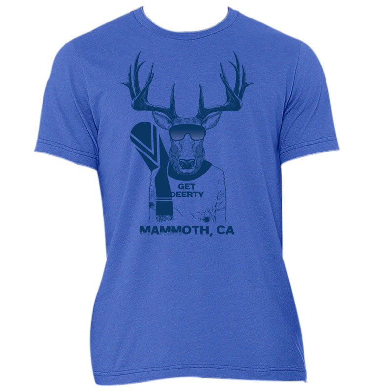 Mammoth Get Deerty Snowboarder Unisex T-Shirt - Get Deerty
