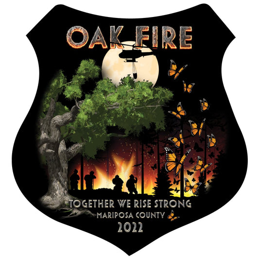 Oak Fire Fundraiser - Outdoor Decal - Get Deerty