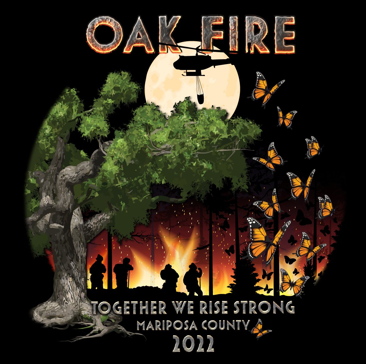 Oak Fire Fundraiser - Unisex T-Shirt - Get Deerty
