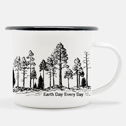 Tree Wrap Earth Day Every Day 10 oz Stainless Steel Camper Mug - Get Deerty