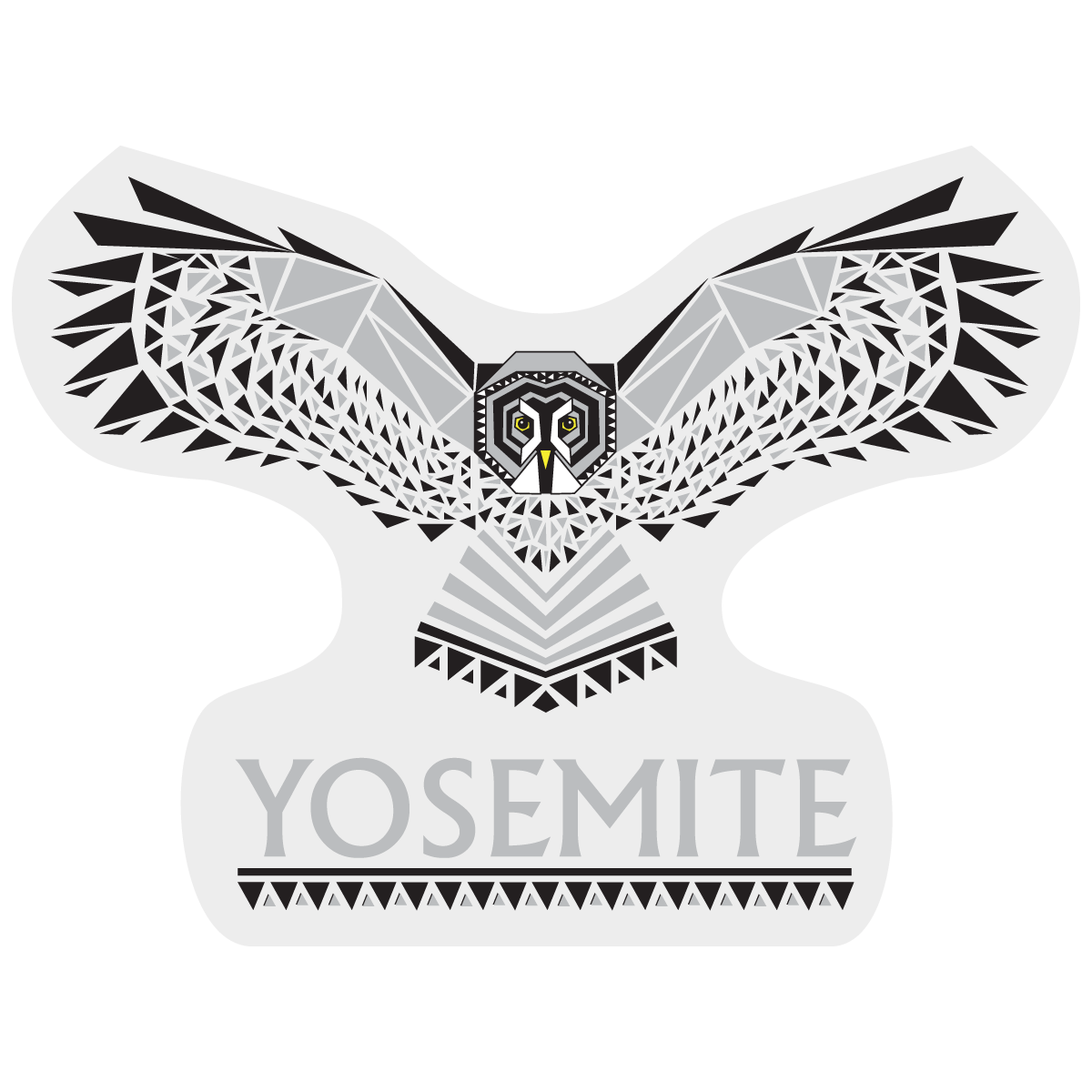 Yosemite Grey Owl Outdoor Decal - Get Deerty